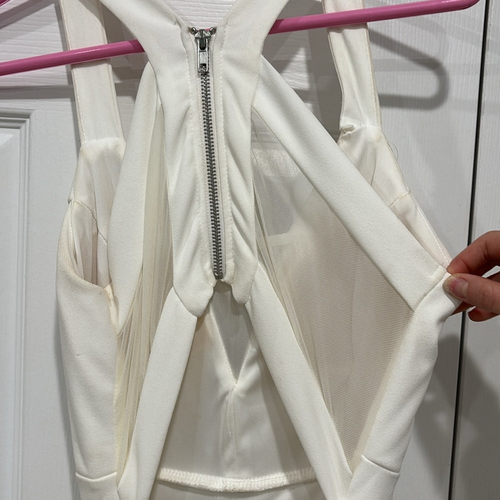 White Mini Dress - Picture 3 of 8
